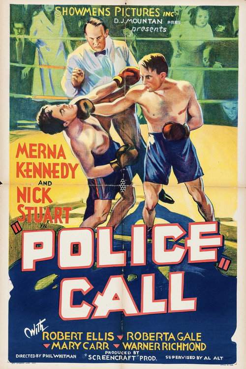 Movie poster for Police Call (1933)