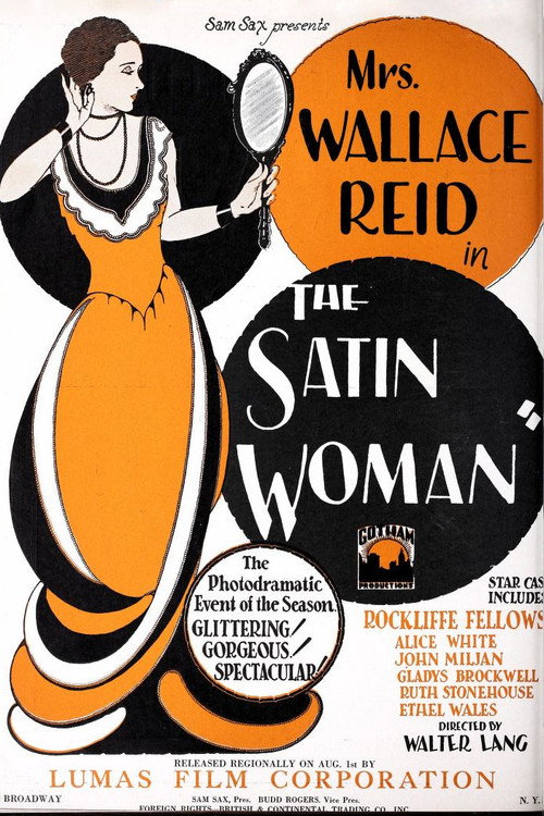 Movie poster for The Satin Woman (1927)