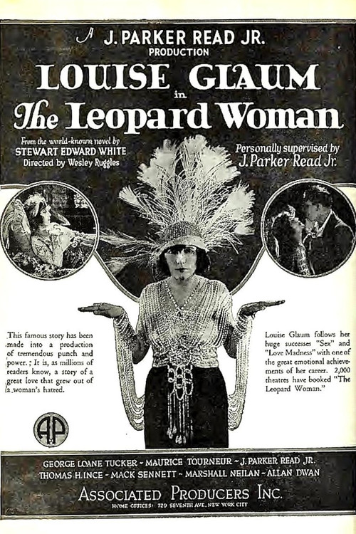 Movie poster for The Leopard Woman (1920)