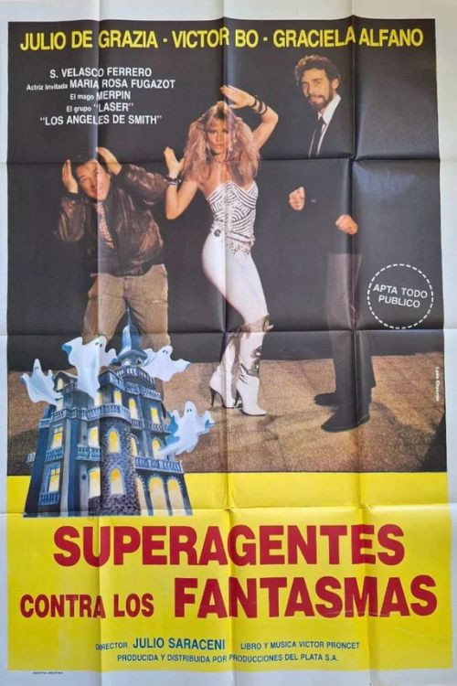 Movie poster for Superagentes contra los fantasmas (1986)