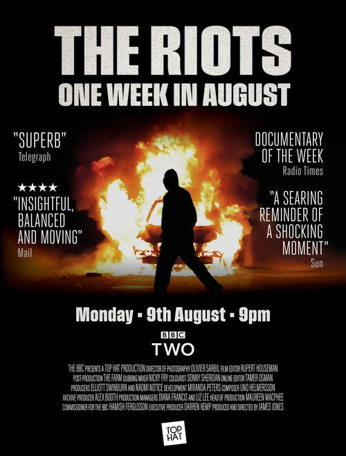 Movie poster for The Riots 2011: One Week in August (2021)