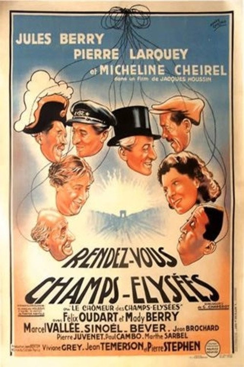 Movie poster for Champs-Elysees (1937)