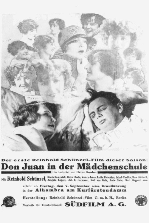 Movie poster for Don Juan in der Mädchenschule (1928)