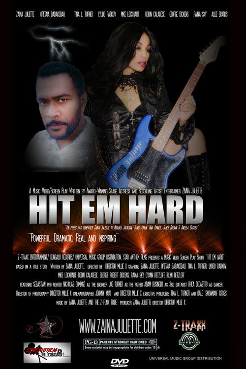 Movie poster for Hit Em Hard: The Story of Zaina Juliette (2014)