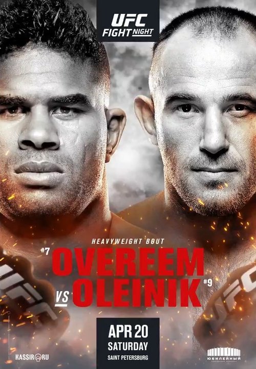 Movie poster for UFC Fight Night 149: Overeem vs. Oleinik (2019)