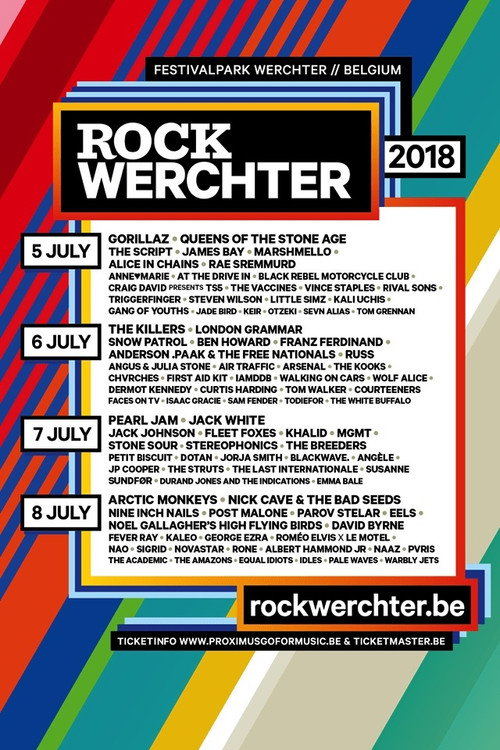 Movie poster for Pearl Jam: Rock Werchter 2018 (2018)