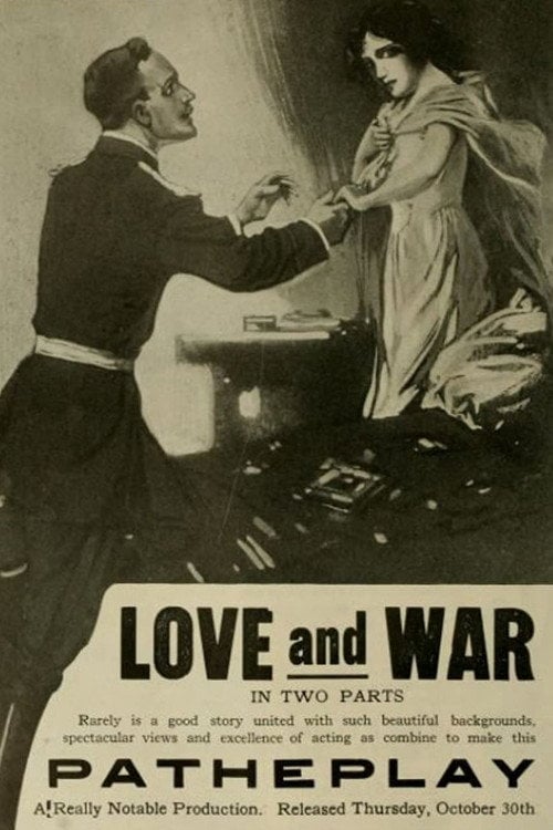 Movie poster for In Love and War (1913)