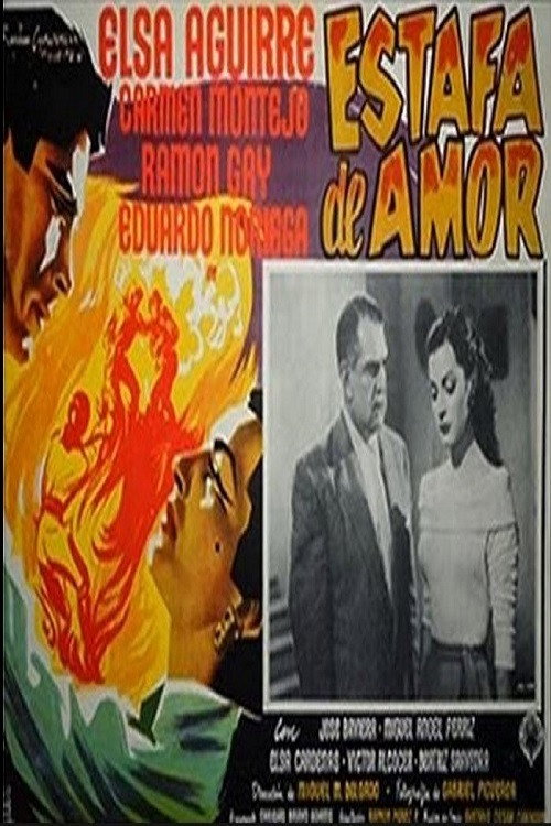 Movie poster for Estafa de amor (1955)