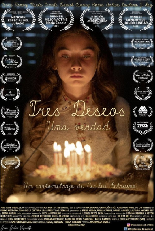 Movie poster for THREE WISHES. ONE TRUTH. (2022)