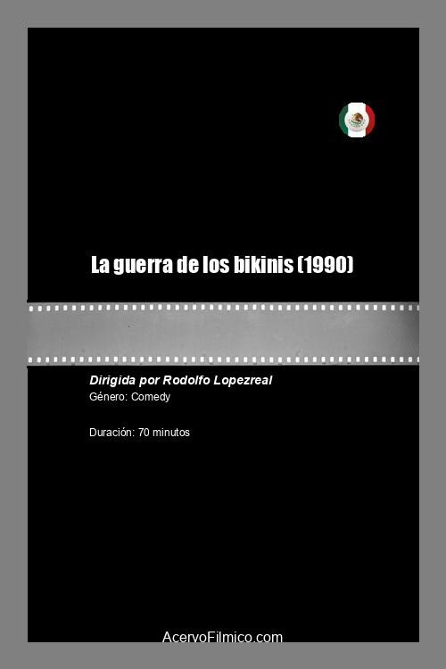 Movie poster for La guerra de los bikinis (1990)