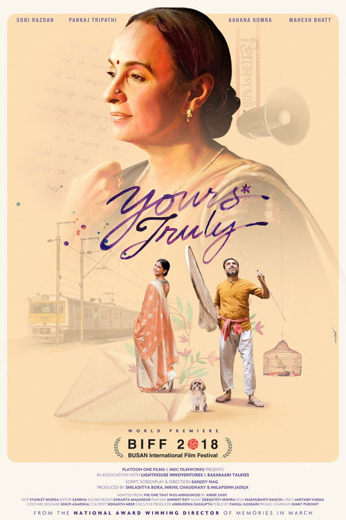 Movie poster for Yours Truly (2019)