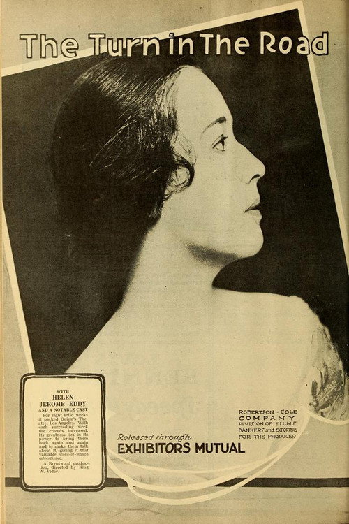 Movie poster for The Turn in the Road (1919)