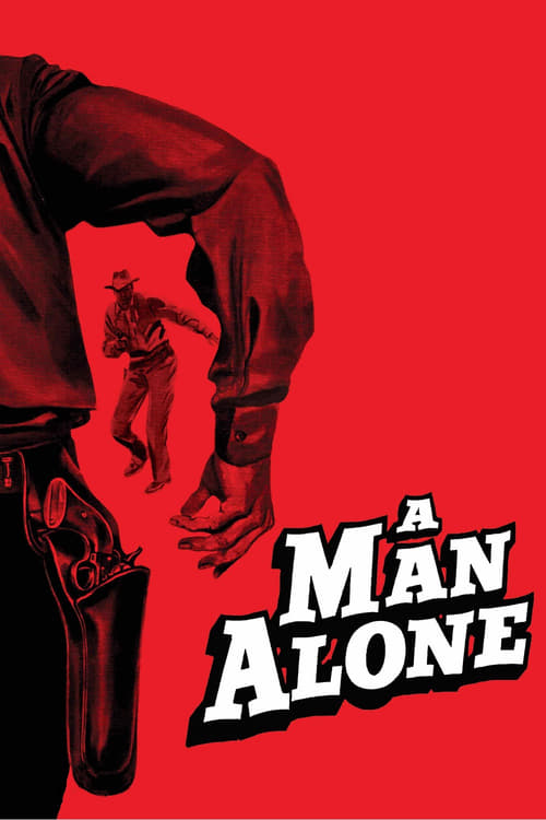 Movie poster for A Man Alone (1955)