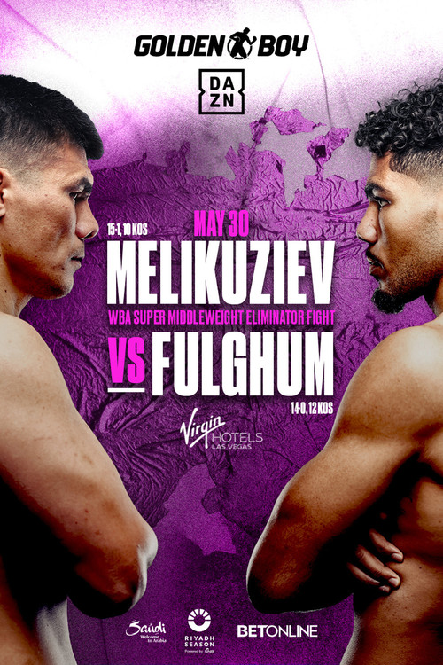 Movie poster for Bektemir Melikuziev vs. Darius Fulghum (2025)