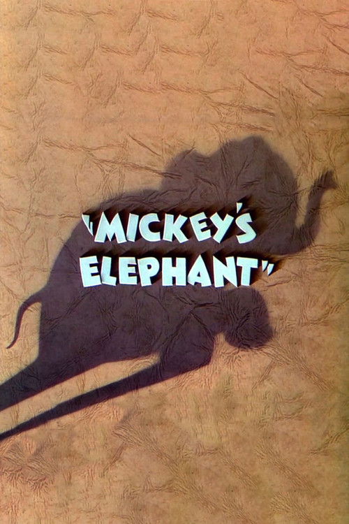 Movie poster for Mickey's Elephant (1936)