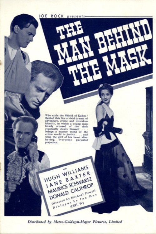 Movie poster for The Man Behind the Mask (1936)