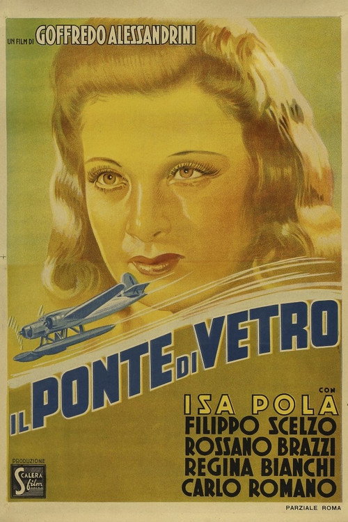 Movie poster for Il ponte di vetro (1940)