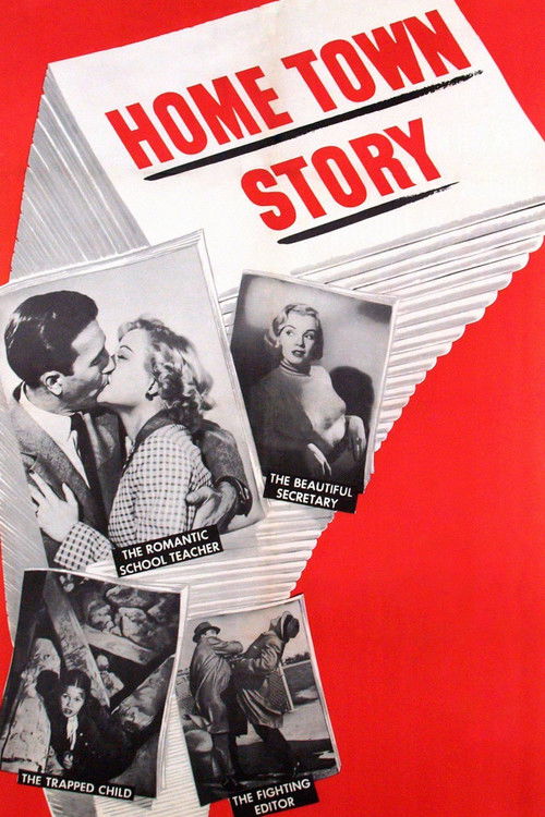 Movie poster for Home Town Story (1951)
