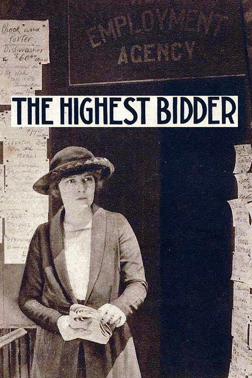 Movie poster for The Highest Bidder (1921)