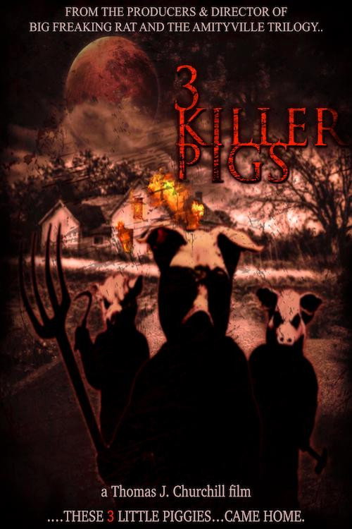 Movie poster for The 3 Killer Pigs