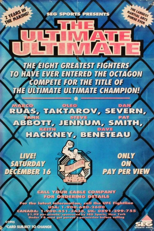 Movie poster for UFC 7.5: The Ultimate Ultimate (1995)