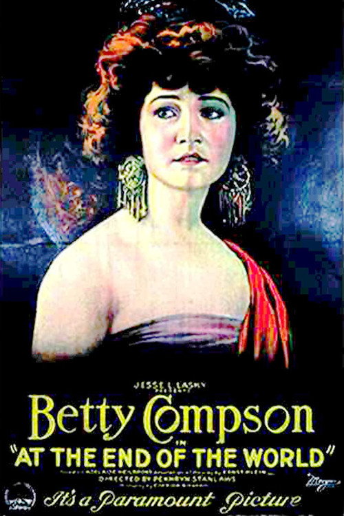 Movie poster for At the End of the World (1921)