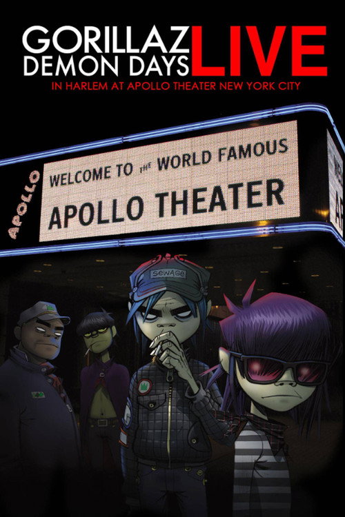 Movie poster for Gorillaz: Demon Days Live in Harlem at Apollo Theater (2006)