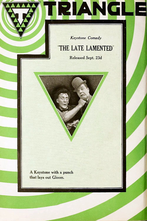 Movie poster for The Late Lamented (1917)