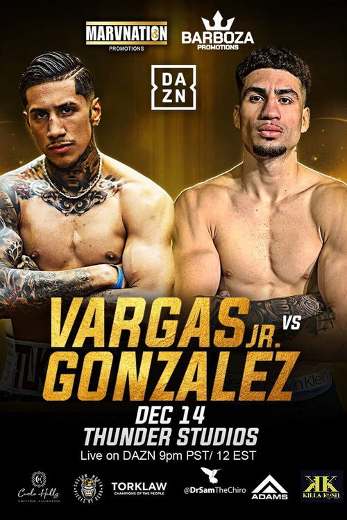 Movie poster for Fernando Vargas Jr. vs. Jesus Gonzalez (2024)