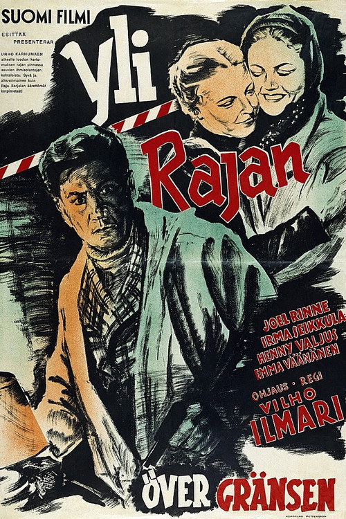Movie poster for Yli rajan (1942)