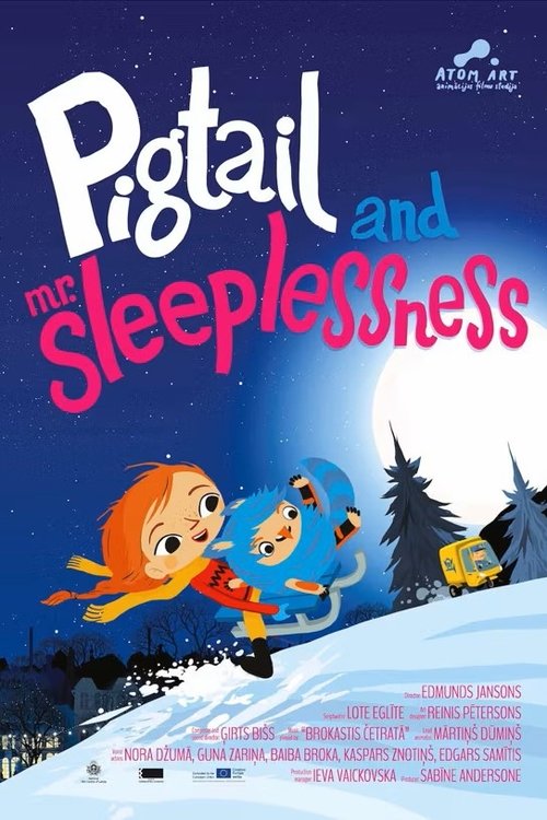 Movie poster for Pigtail and Mr. Sleeplessness (2017)