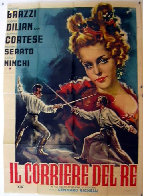 Movie poster for Il corriere del re (1947)