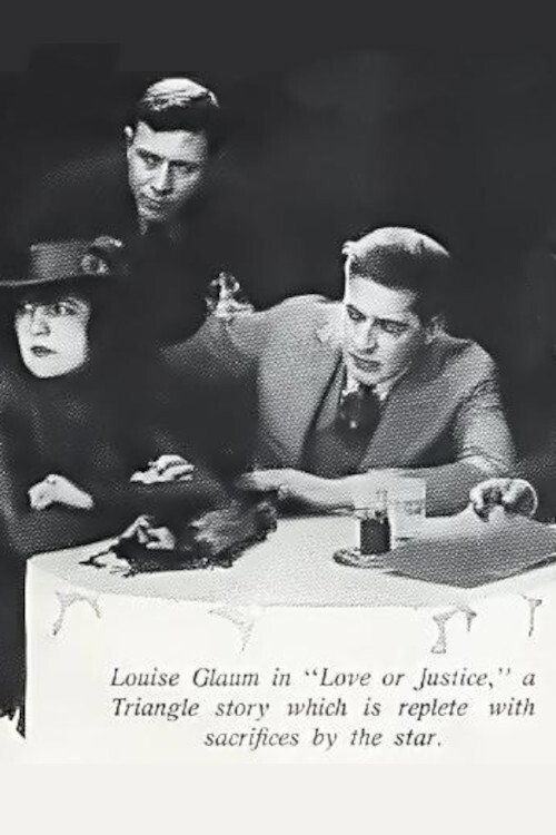 Movie poster for Love or Justice (1917)