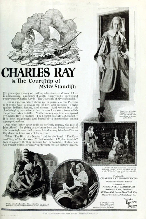 Movie poster for The Courtship of Miles Standish (1923)