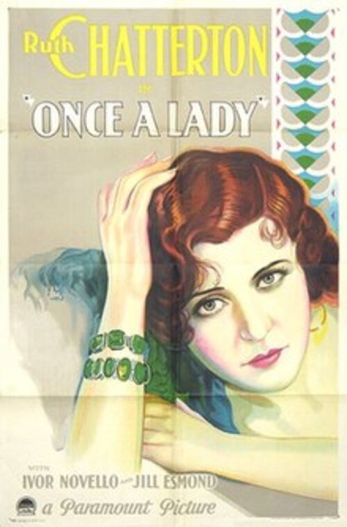 Movie poster for Once a Lady (1931)