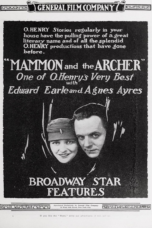 Movie poster for Mammon and the Archer (1918)