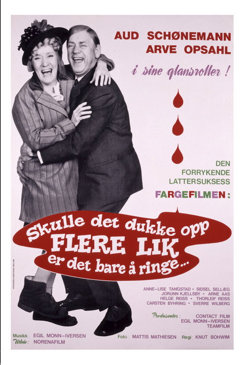 Movie poster for Skulle det dukke opp flere lik, er det bare å ringe... (1970)