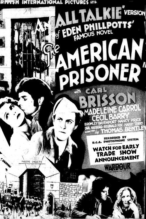 Movie poster for The American Prisoner (1929)