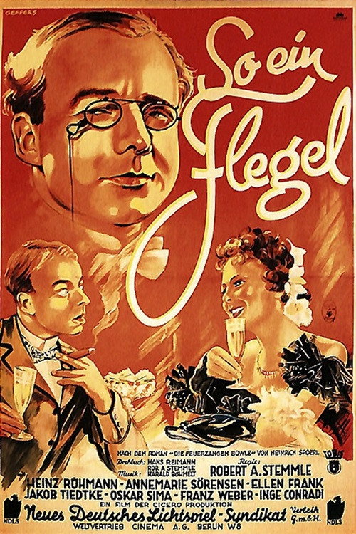 Movie poster for So ein Flegel (1934)