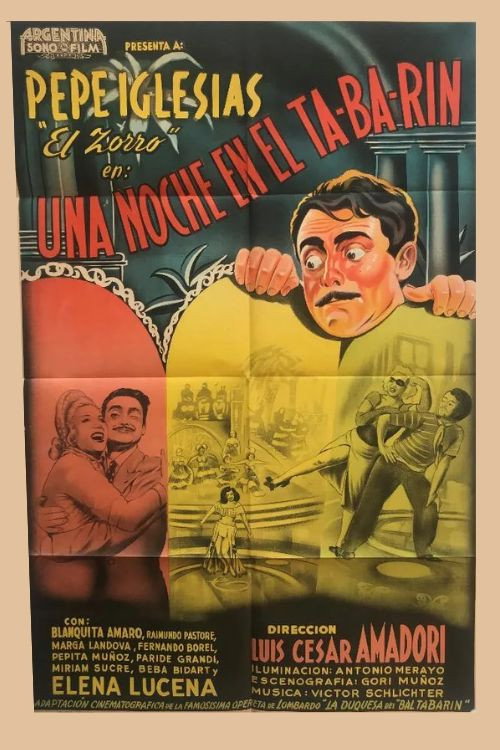 Movie poster for Una noche en el Ta-Ba-Rín (1949)