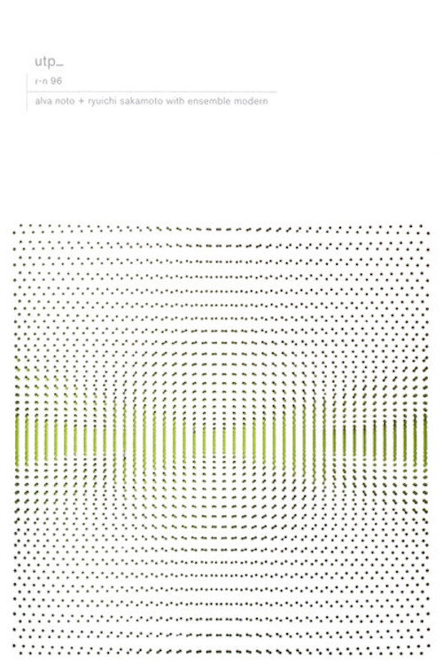Movie poster for Alva Noto + Ryuichi Sakamoto with Ensemble Modern: utp_ (2008)