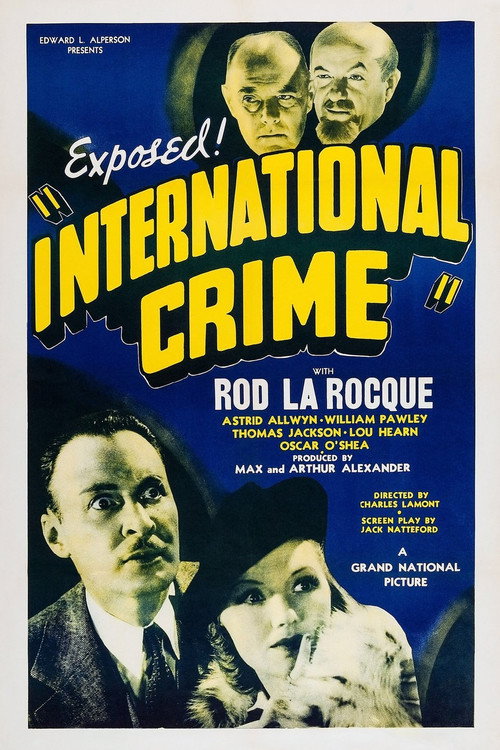 Movie poster for International Crime (1938)