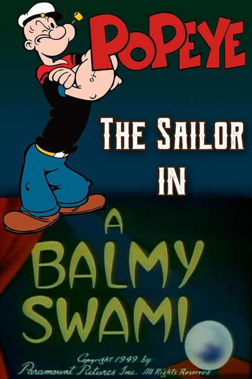 Movie poster for A Balmy Swami (1949)