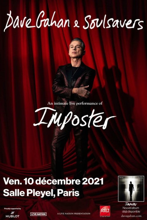 Movie poster for Dave Gahan & Soulsavers Salle Pleyel, Paris (2022)