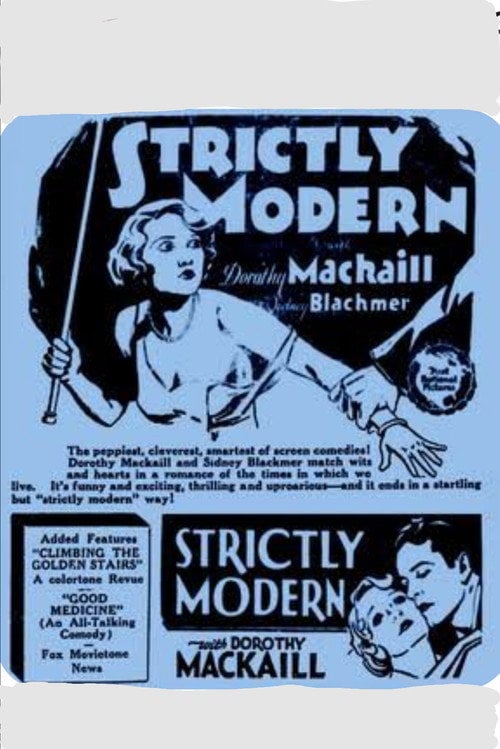 Movie poster for Strictly Modern (1930)