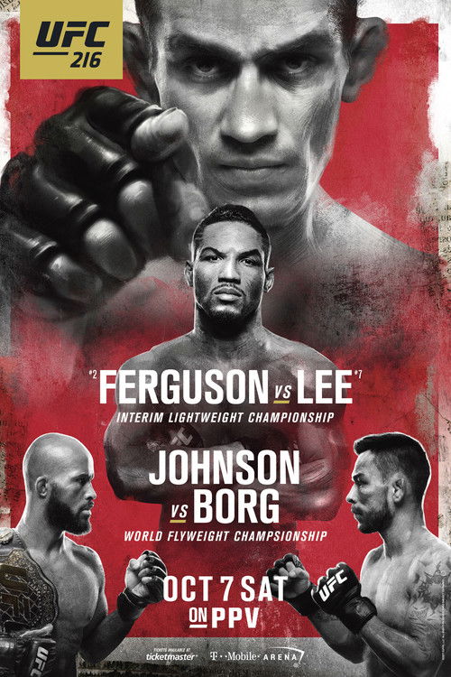 Movie poster for UFC 216: Ferguson vs. Lee (2017)