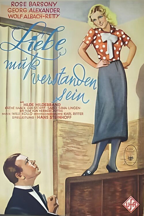 Movie poster for Love Must Be Understood (1933)