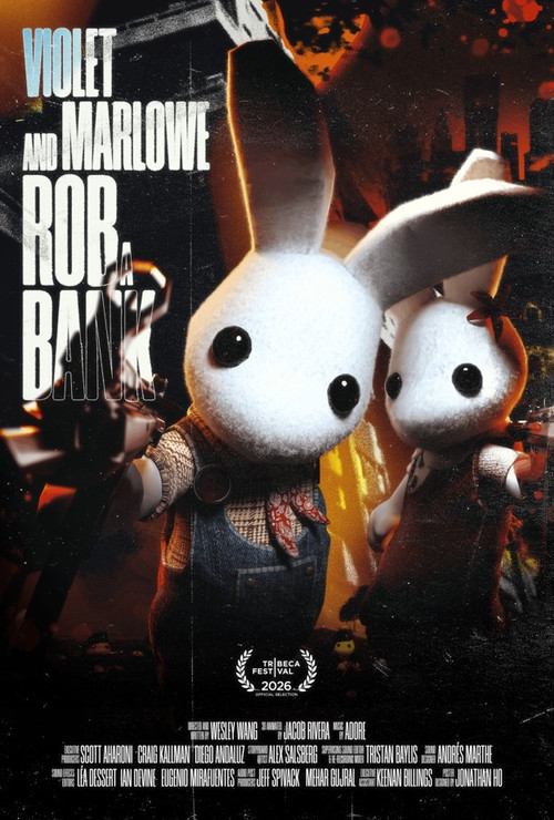 Movie poster for Violet and Marlowe Rob a Bank (2026)