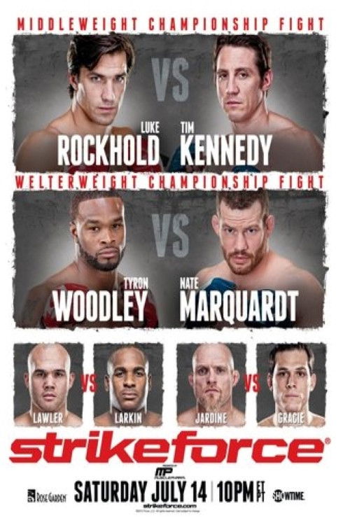 Movie poster for Strikeforce: Rockhold vs Kennedy (2012)