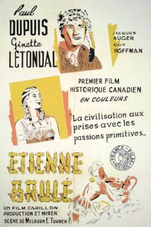 Movie poster for Étienne Brûlé gibier de potence (1952)